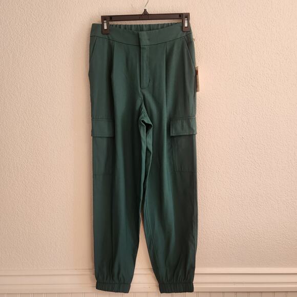 A New Day Women's Size 4 Teal Cargo Joggers NWT - Picture 4 of 6